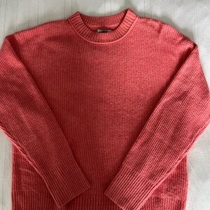 American Eagle Outfitters Coral Crewneck Sweater